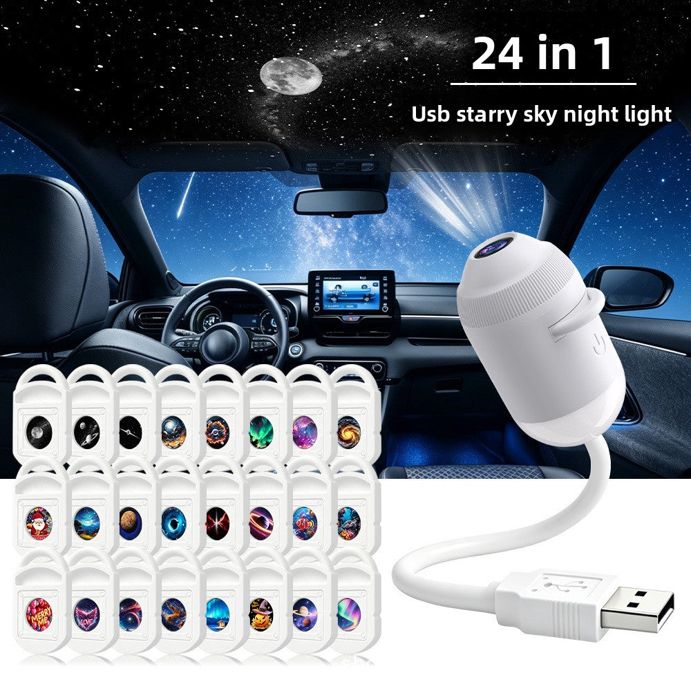 FlexLens star projector packaging and accessories