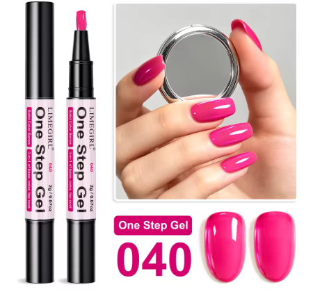 Bolígrafo de gel One Step Gel 040 - rosa fucsia