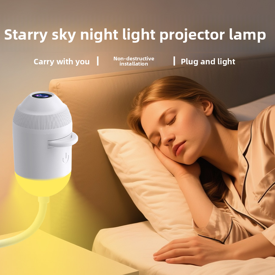Customer holding the FlexLens star projector