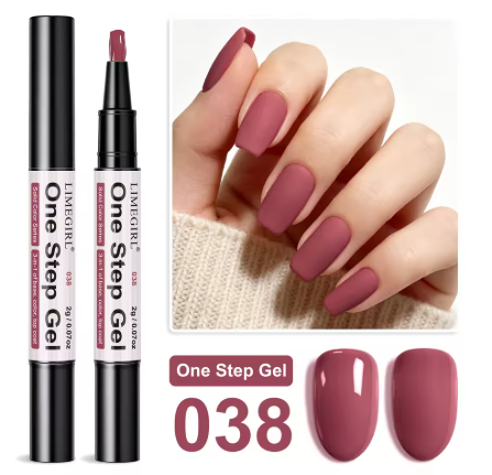 Bolígrafo de gel One Step Gel 038 - rosa malva mate